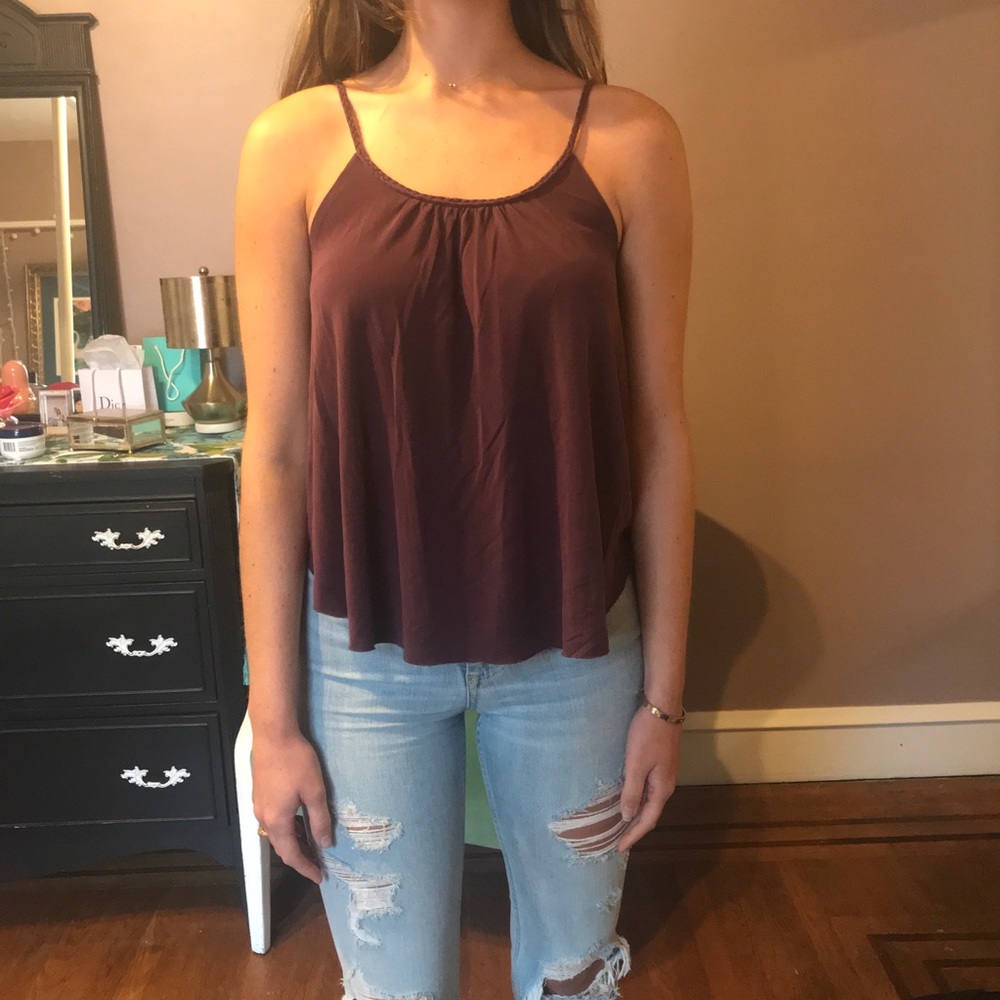American Eagle Tank with Braided Straps size XS